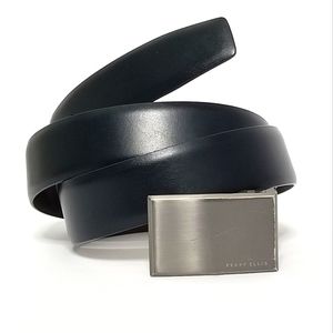 Perry Ellis Black Leather Belt